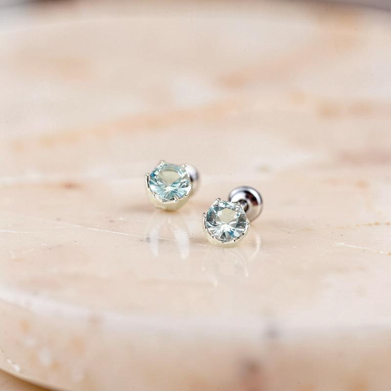 ATELIER-TIBET – Boucles d'oreilles Topaze – Souffle Cristallin, Argent