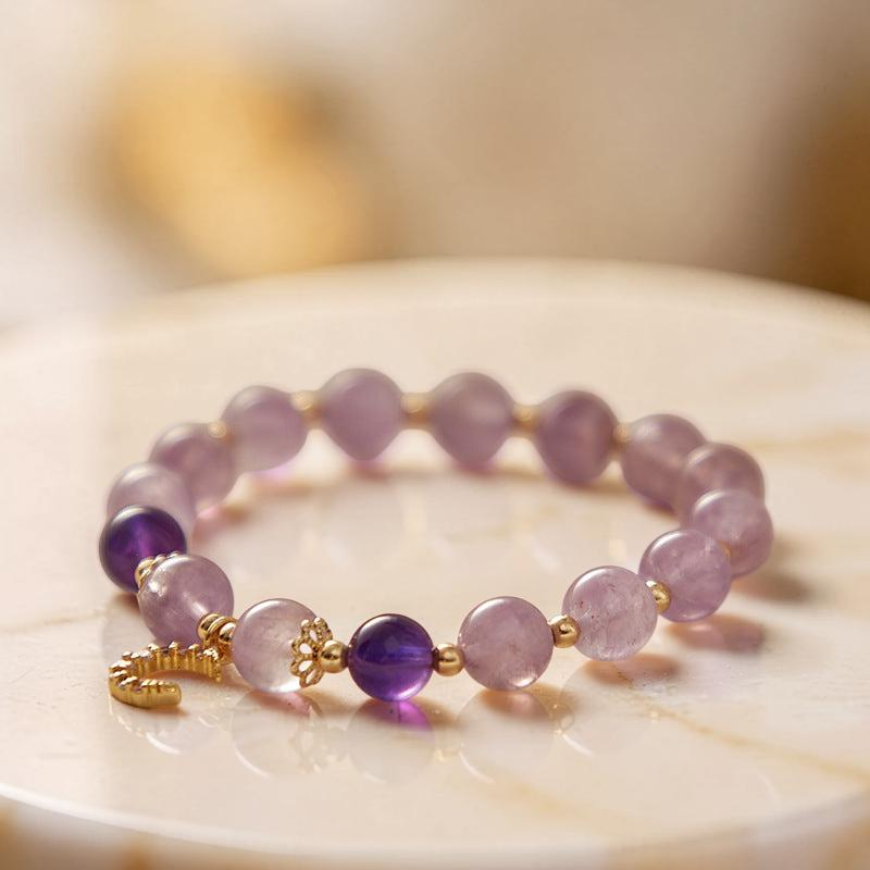 ATELIER-TIBET – Bracelet Améthyste – Sérénité Lunaire