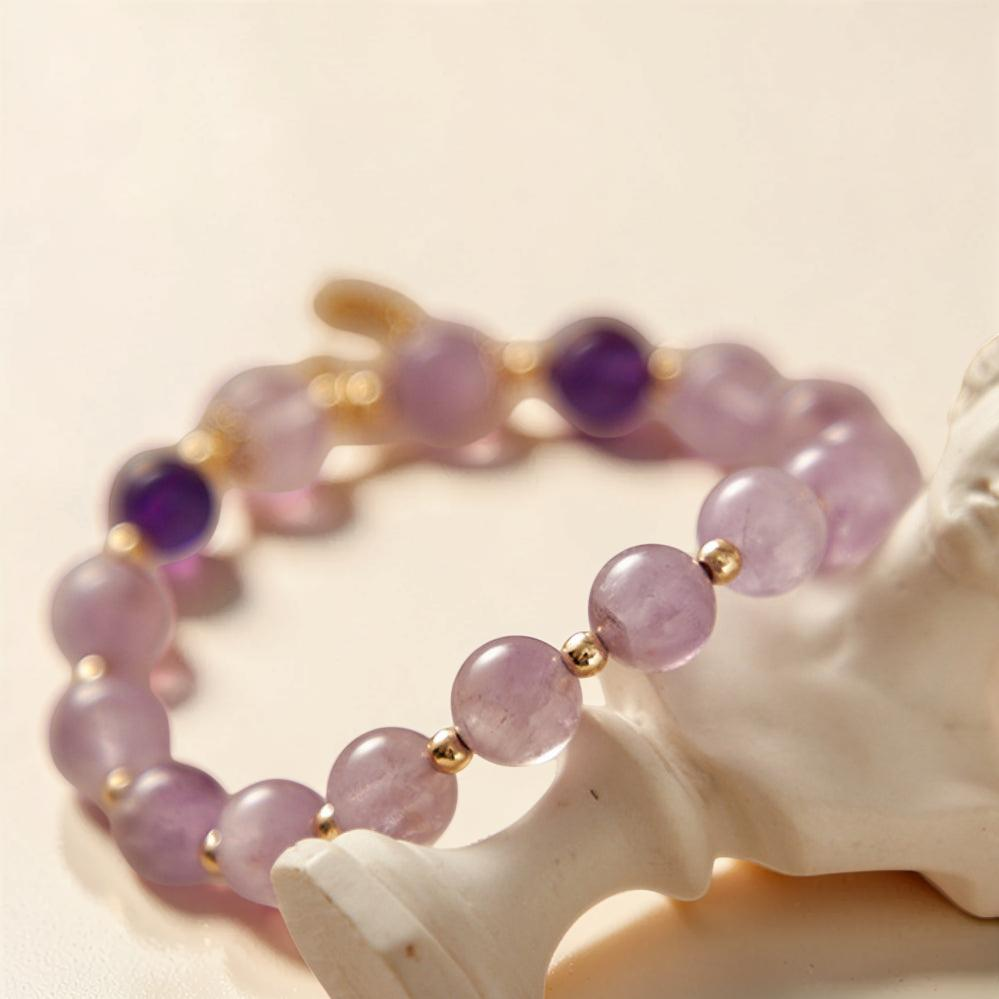 ATELIER-TIBET – Bracelet Améthyste – Sérénité Lunaire