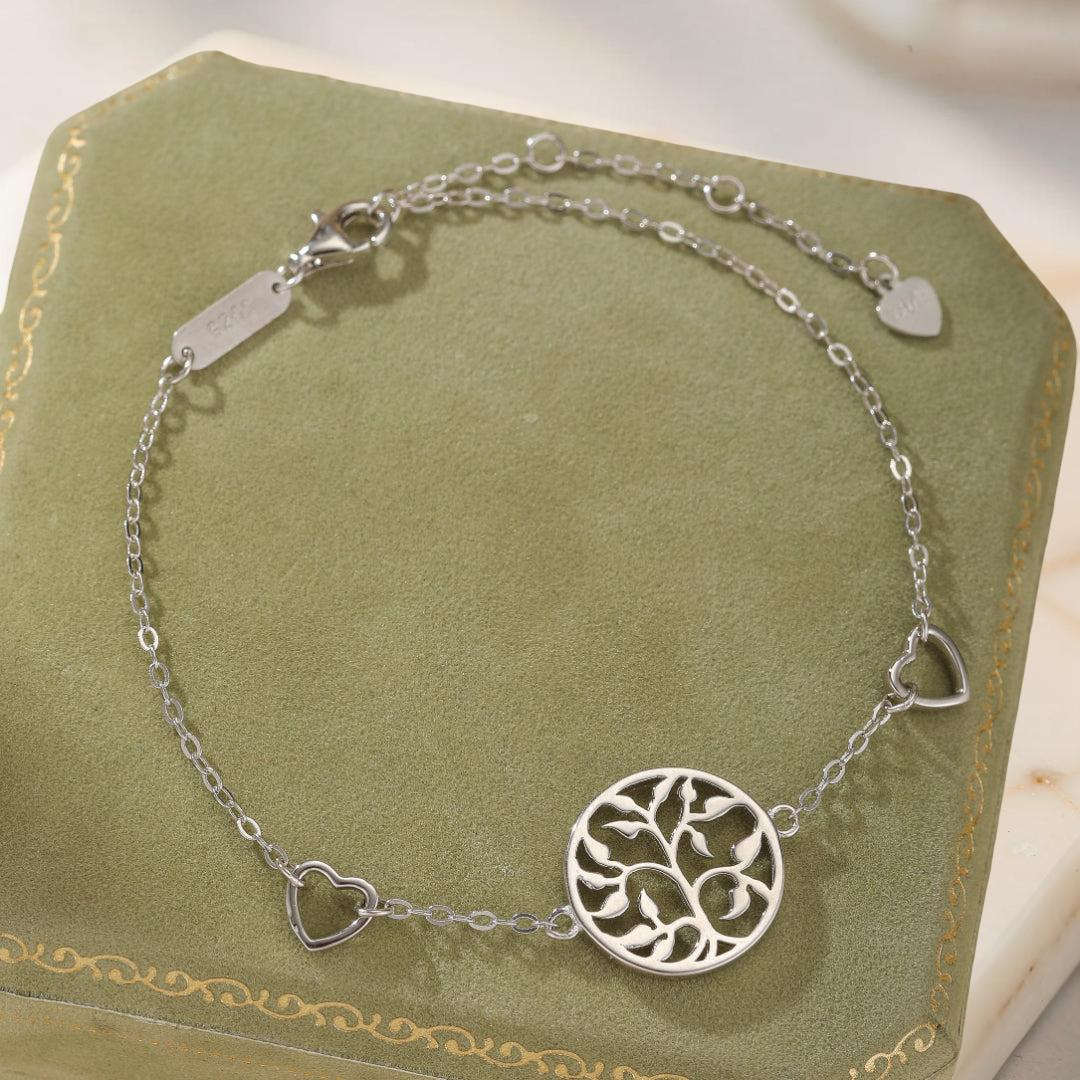 ATELIER-TIBET – Bracelet Arbre de Vie – Amour et Vitalité, Argent 925