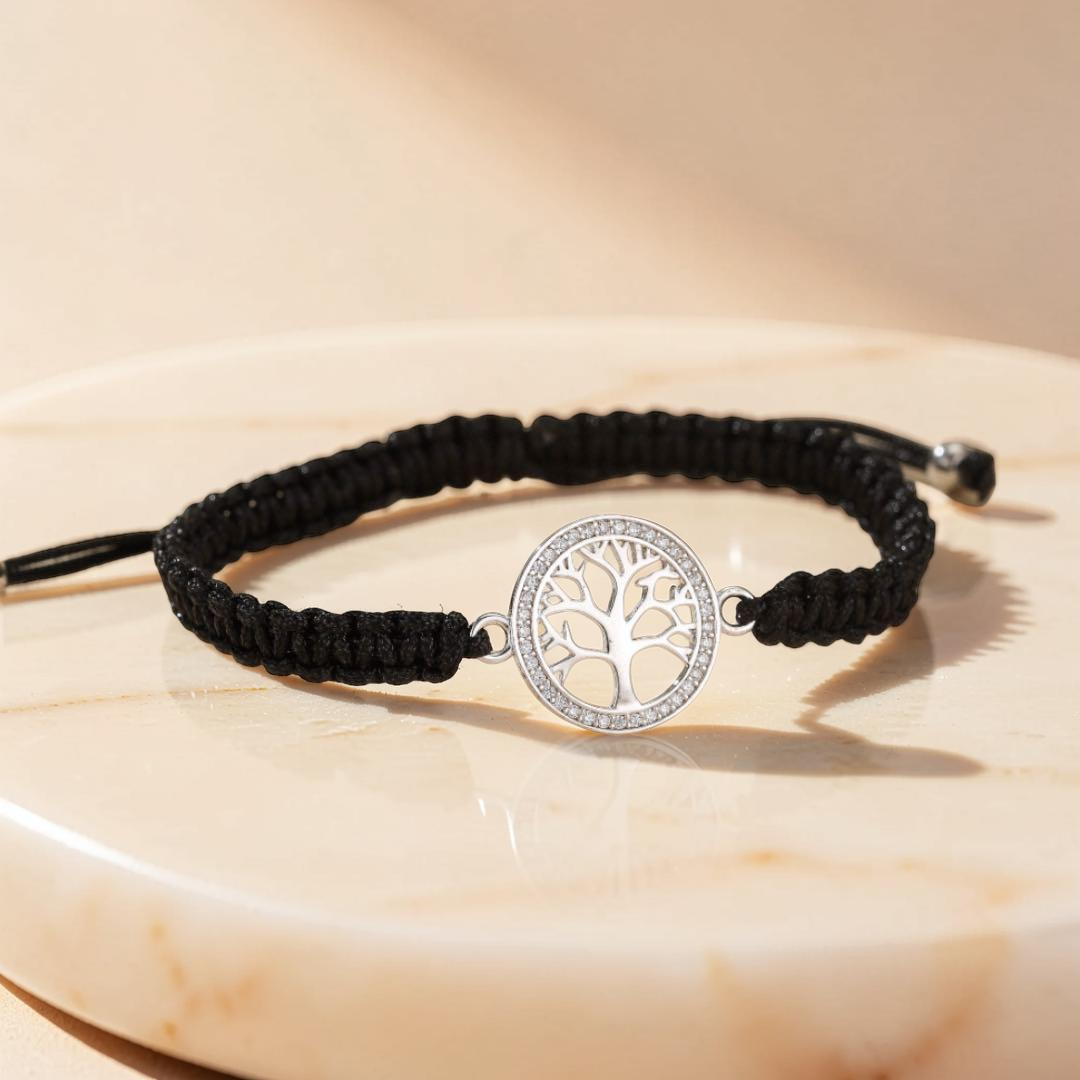 ATELIER-TIBET – Bracelet Arbre de Vie – Force Ancestrale, Argent 925