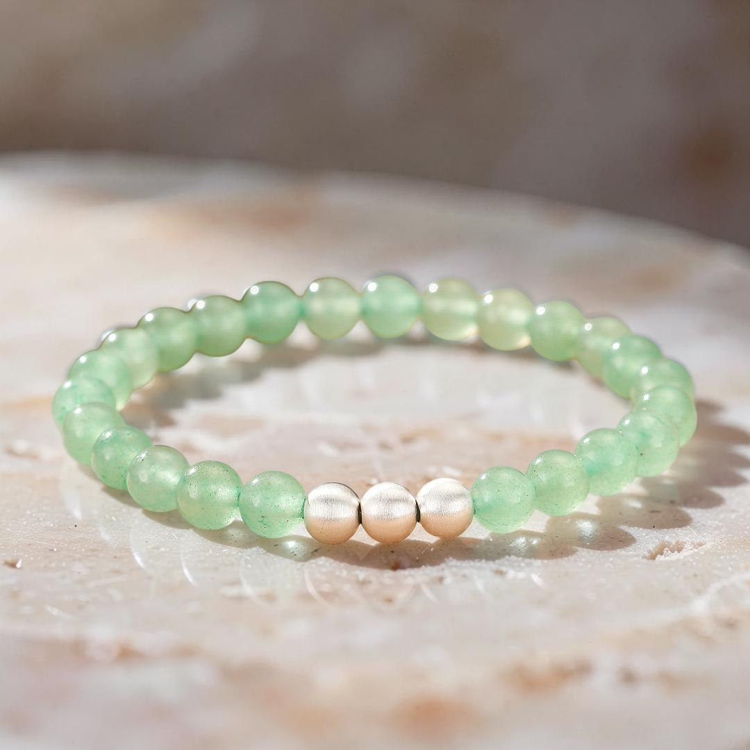 ATELIER-TIBET – Bracelet Aventurine – Énergie Harmonieuse