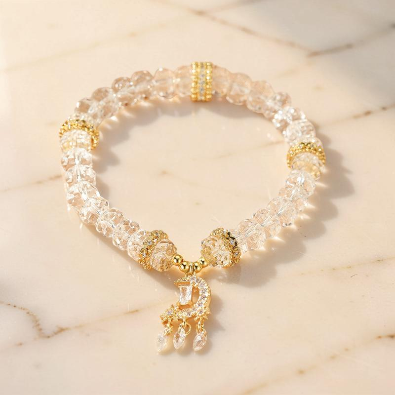 ATELIER-TIBET – Bracelet Cristal de Roche – Étincelle Céleste