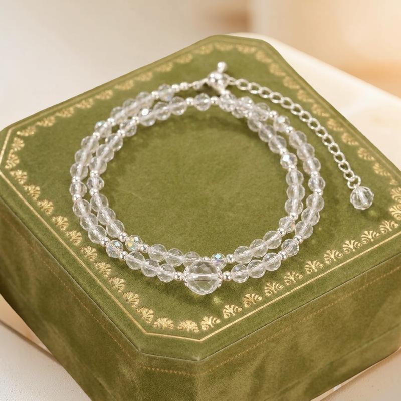 ATELIER-TIBET – Bracelet Cristal de Roche – Royauté Céleste