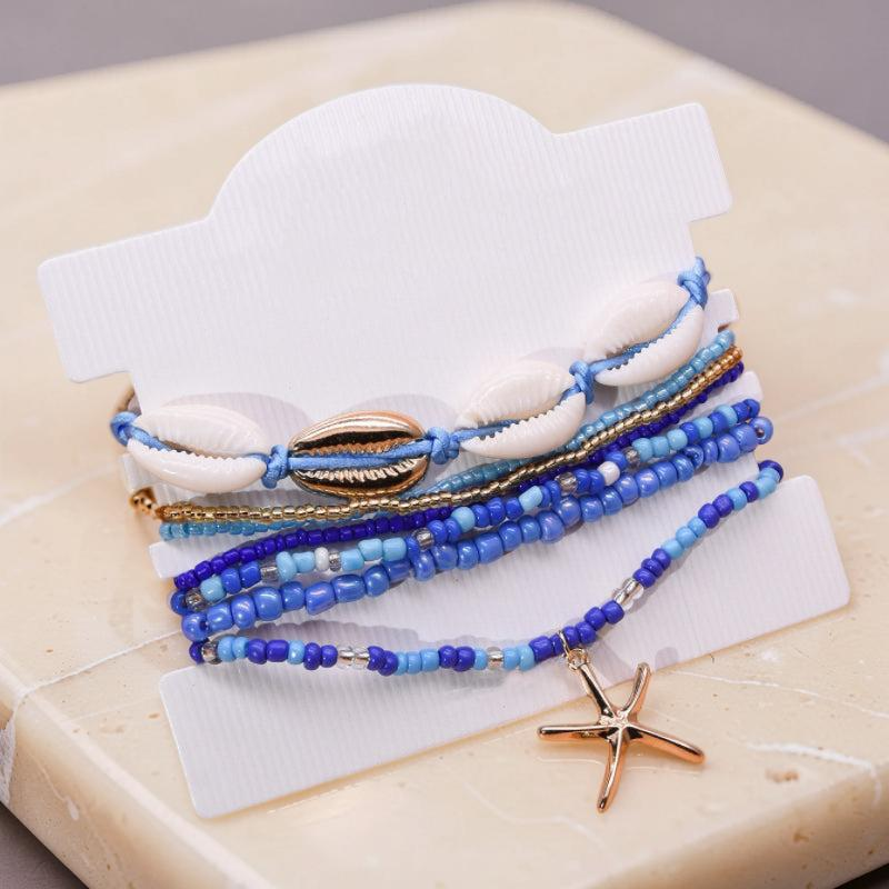ATELIER-TIBET – Bracelet de Cheville Coquillage – Étoile de Mer