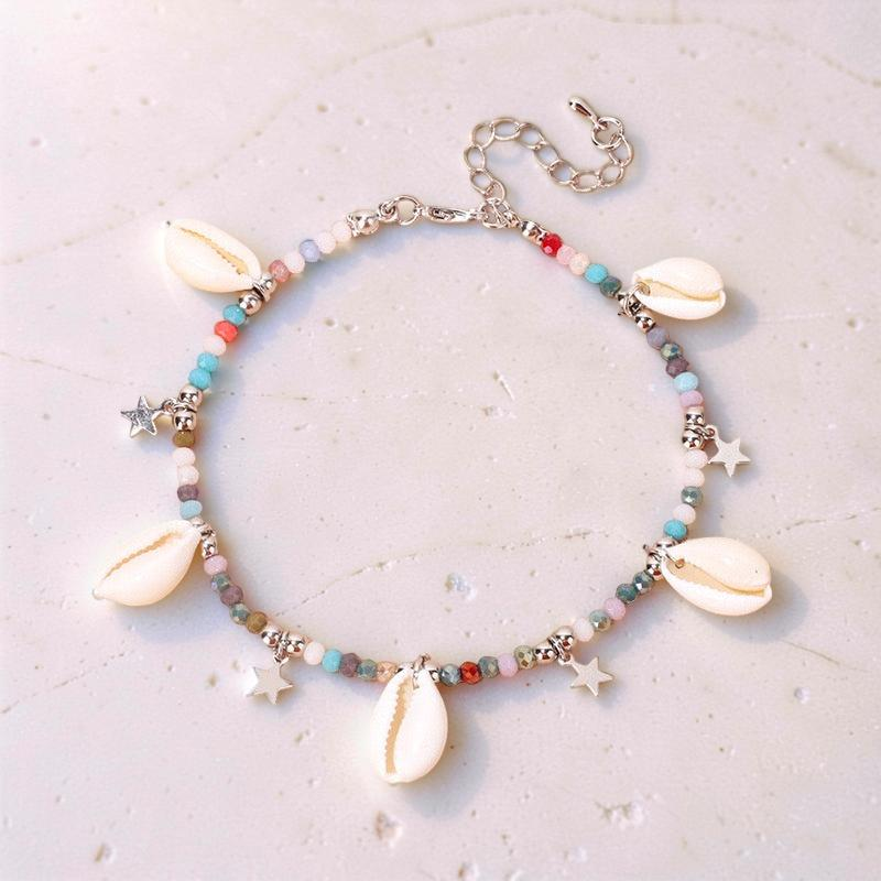 ATELIER-TIBET – Bracelet de Cheville Coquillage – Rêve Marin