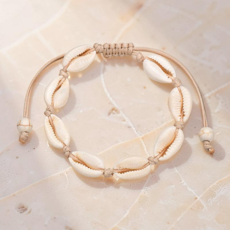 ATELIER-TIBET – Bracelet de Cheville Coquillage – Voix de l'Océan