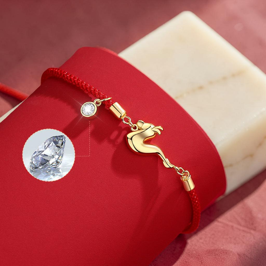 ATELIER-TIBET – Bracelet Fil Rouge – Souffle du Dragon