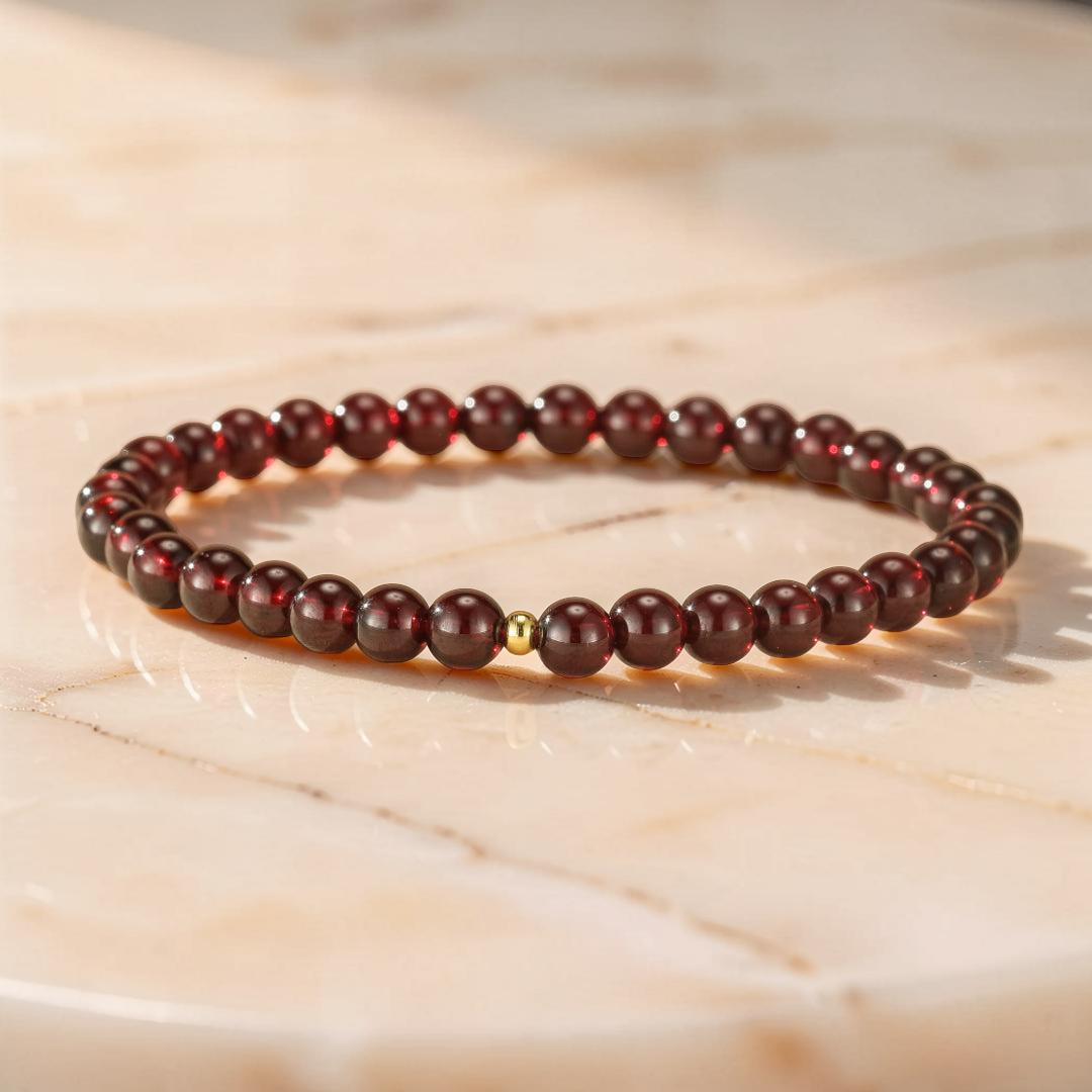 ATELIER-TIBET – Bracelet Grenat – Cercle de Passion