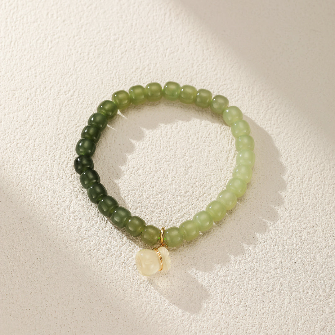 ATELIER-TIBET – Bracelet Jade – Poche d'Argent