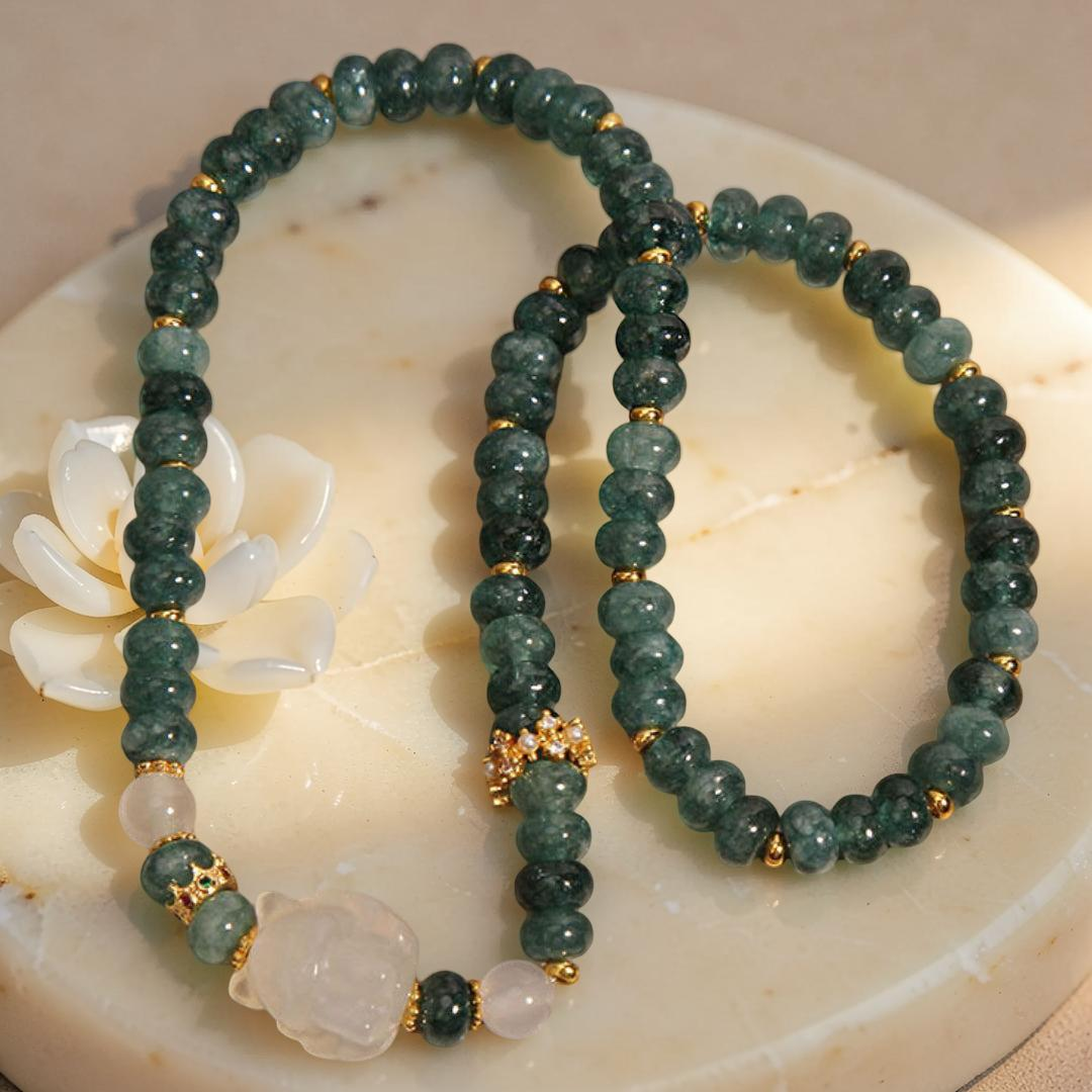 ATELIER-TIBET – Bracelet Jadéite – Renard Royal