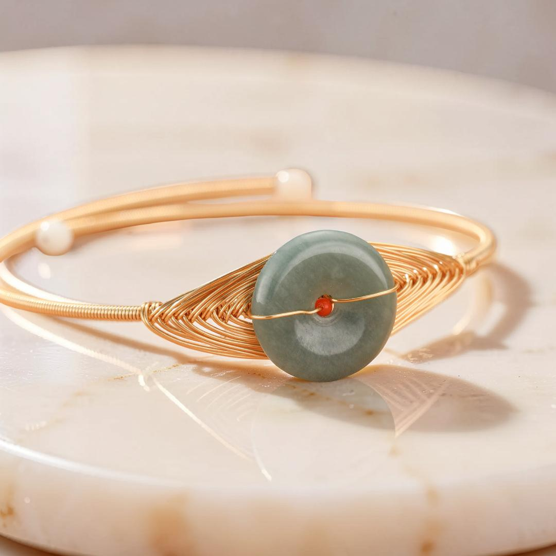 ATELIER-TIBET – Bracelet Jadéite – Talisman de Sérénité