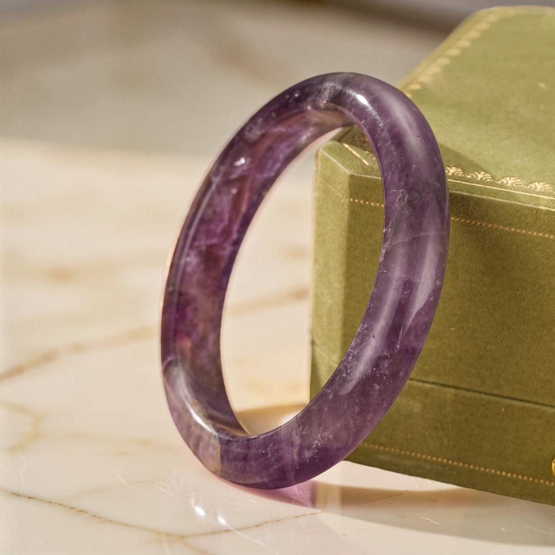 ATELIER-TIBET – Bracelet Jonc Améthyste – Force Intérieure