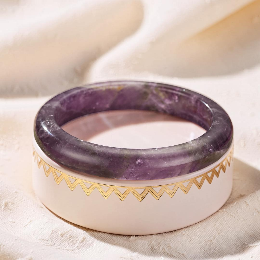ATELIER-TIBET – Bracelet Jonc Améthyste – Force Intérieure