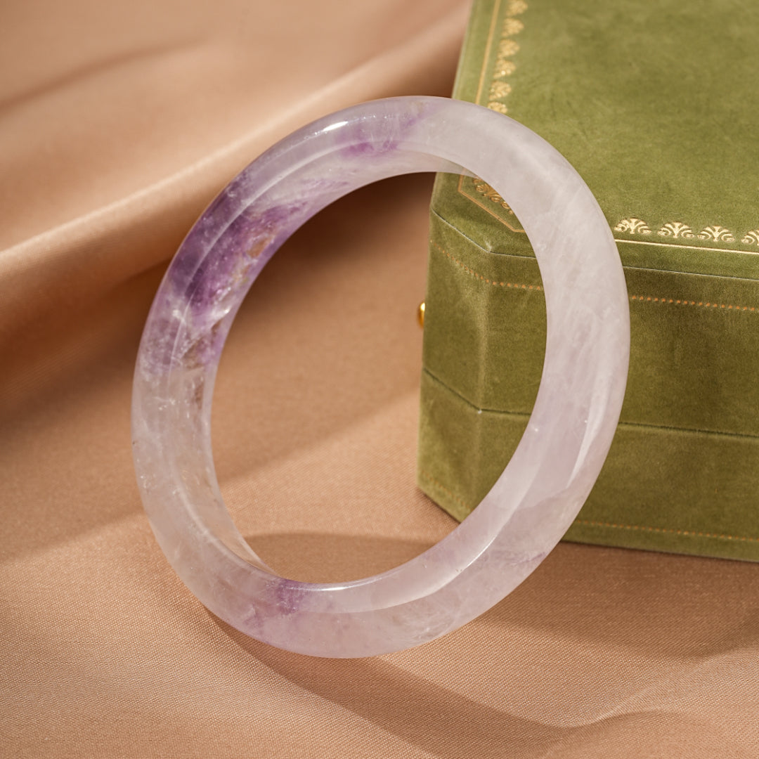 ATELIER-TIBET – Bracelet Jonc Améthyste – Sérénité Sacrée