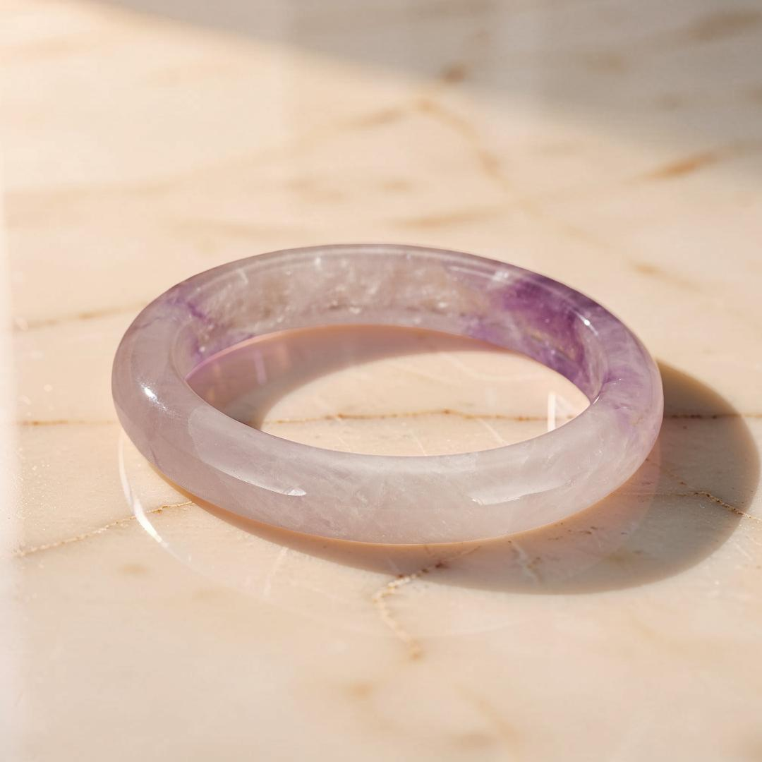 ATELIER-TIBET – Bracelet Jonc Améthyste – Sérénité Sacrée