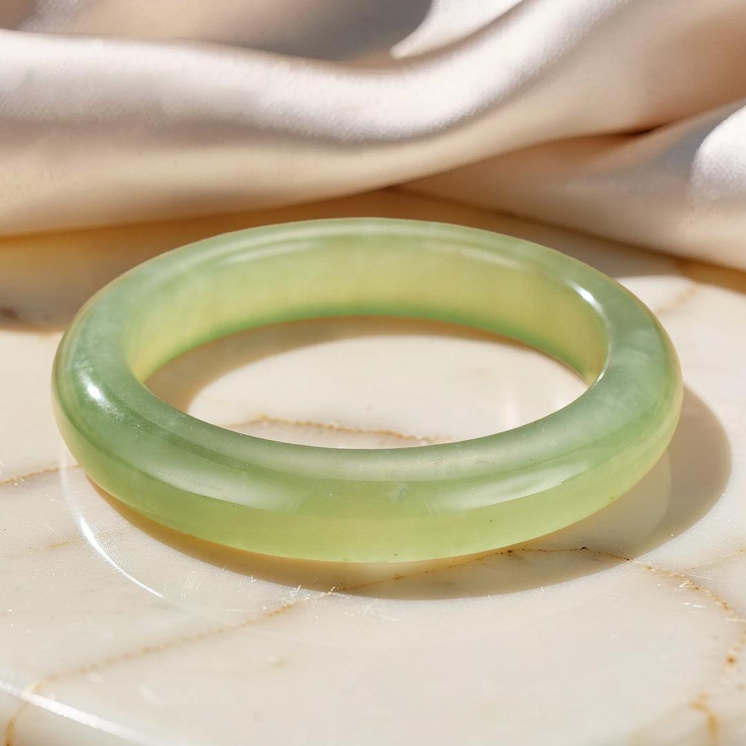 ATELIER-TIBET – Bracelet Jonc Jade – Vert d’Eau