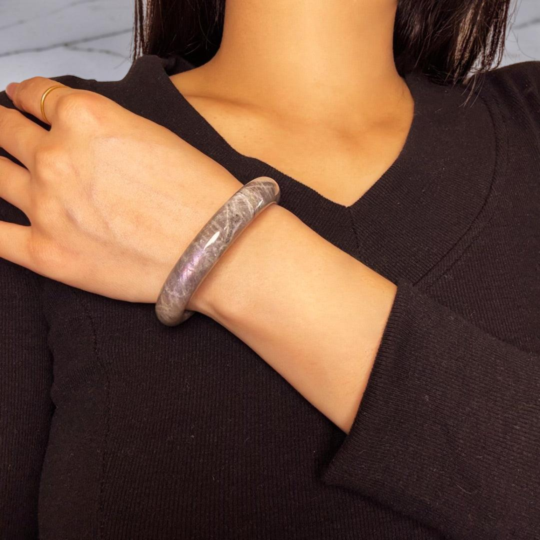 ATELIER-TIBET – Bracelet Jonc Labradorite – Éveil Intérieur