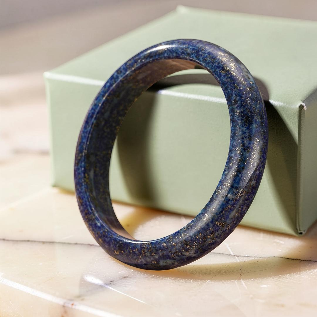 ATELIER-TIBET – Bracelet Jonc Lapis-Lazuli – Harmonie Intérieure
