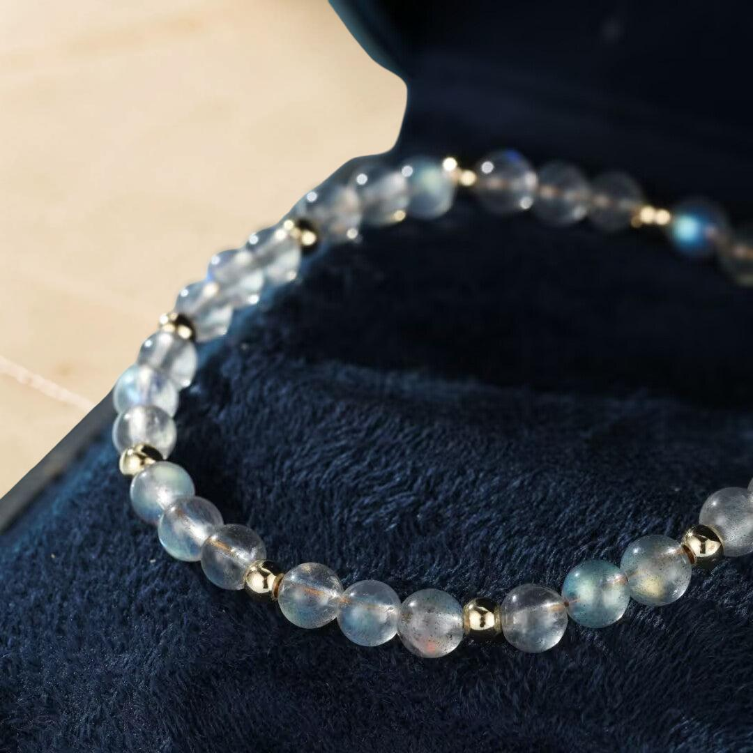 ATELIER-TIBET – Bracelet Labradorite – Mystère d’Aurore