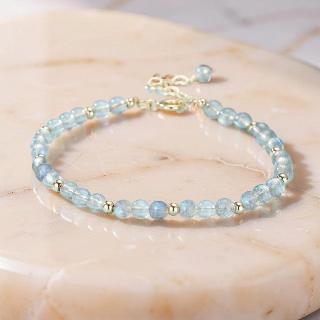 ATELIER-TIBET – Bracelet Labradorite – Mystère d’Aurore