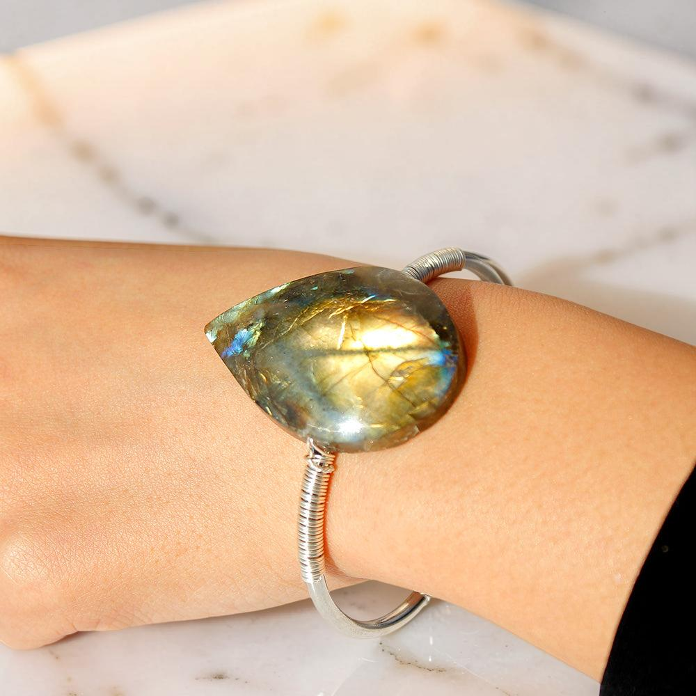 ATELIER-TIBET – Bracelet Labradorite – Protection et Vitalité