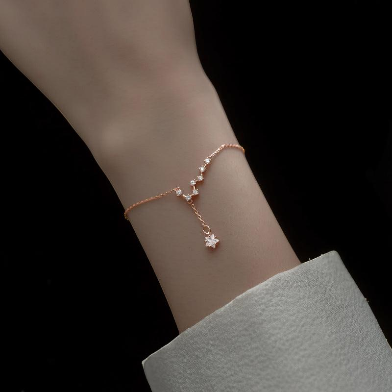 ATELIER-TIBET – Bracelet Lune et Étoile – Septentrion, Argent 925