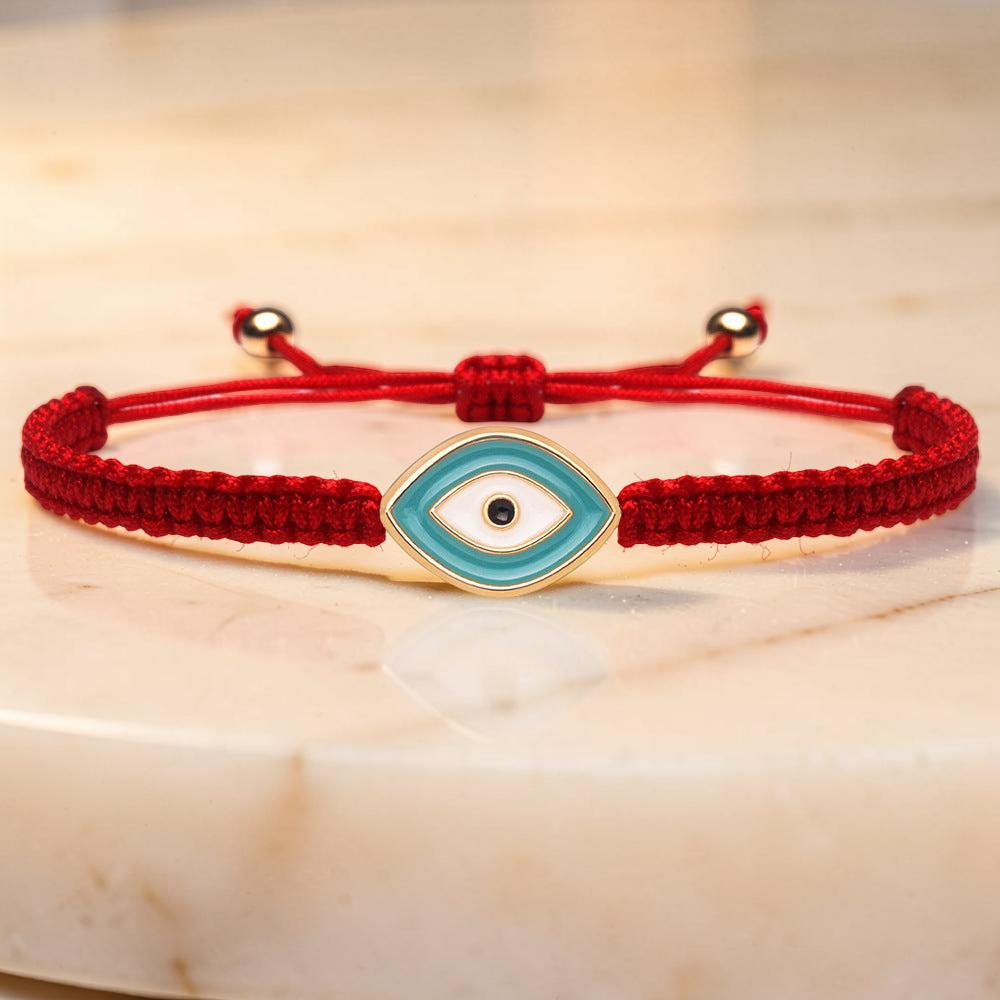 ATELIER-TIBET – Bracelet Mauvais Œil Force Spirituelle en Fil Rouge