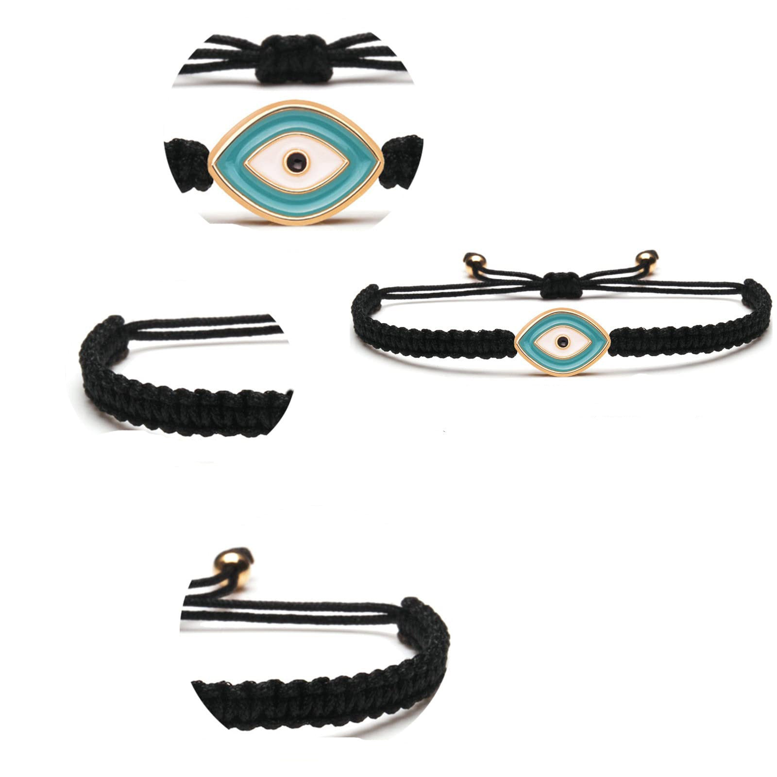 ATELIER-TIBET – Bracelet Mauvais Œil Force Spirituelle en Fil Rouge