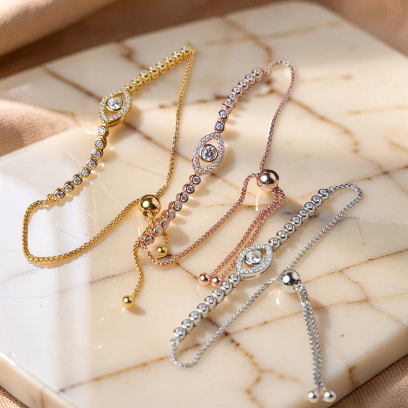 ATELIER-TIBET – Bracelet Mauvais Œil – Mystérieux, Argent