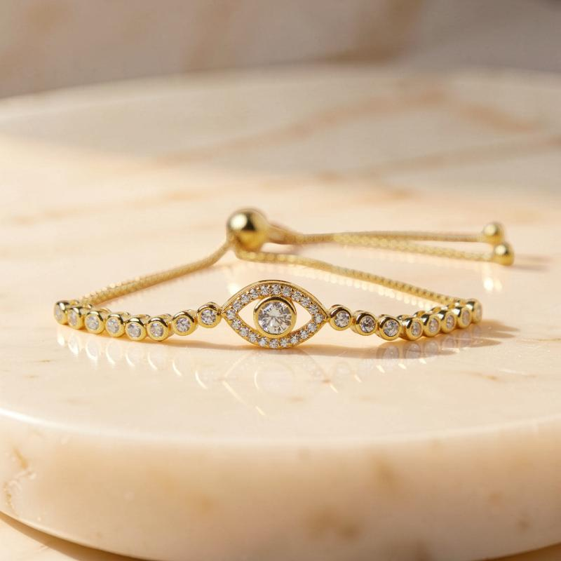 ATELIER-TIBET – Bracelet Mauvais Œil – Mystérieux, Argent