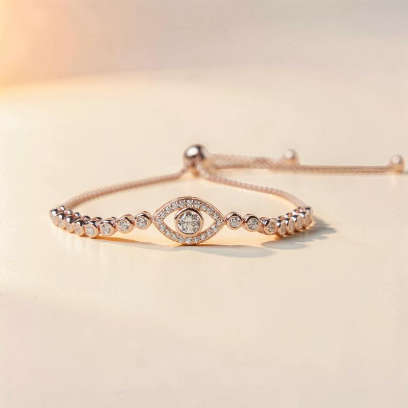 ATELIER-TIBET – Bracelet Mauvais Œil – Mystérieux, Argent