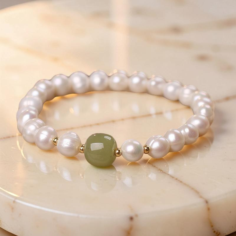 ATELIER-TIBET – Bracelet Perle et Jade – Apaisement