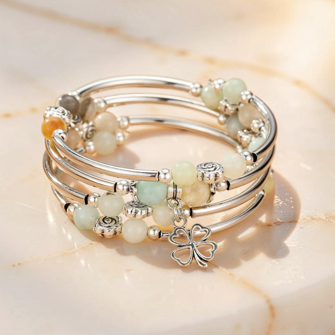 ATELIER-TIBET – Bracelet Pierres Naturelles – Chance Radieuse