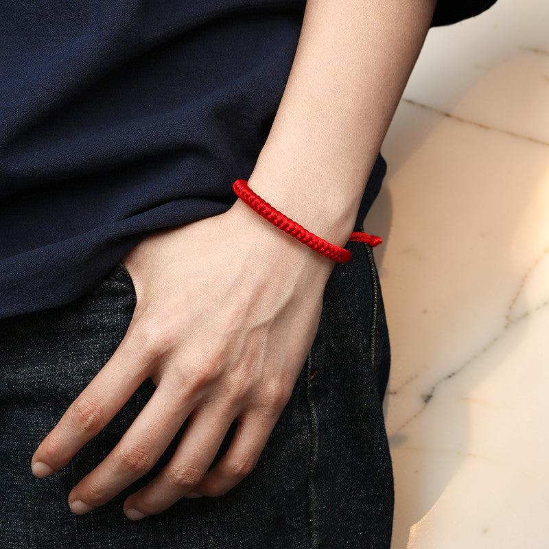 ATELIER-TIBET – Bracelet Cordon Rouge – Gardien de l’Âme