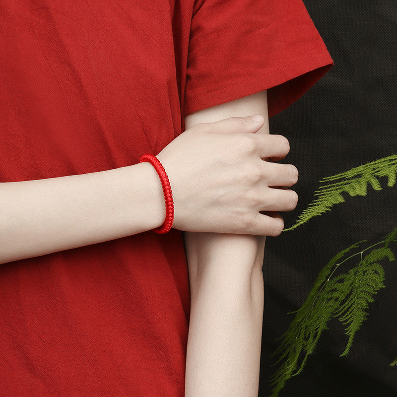 ATELIER-TIBET – Bracelet Cordon Rouge – Gardien de l’Âme