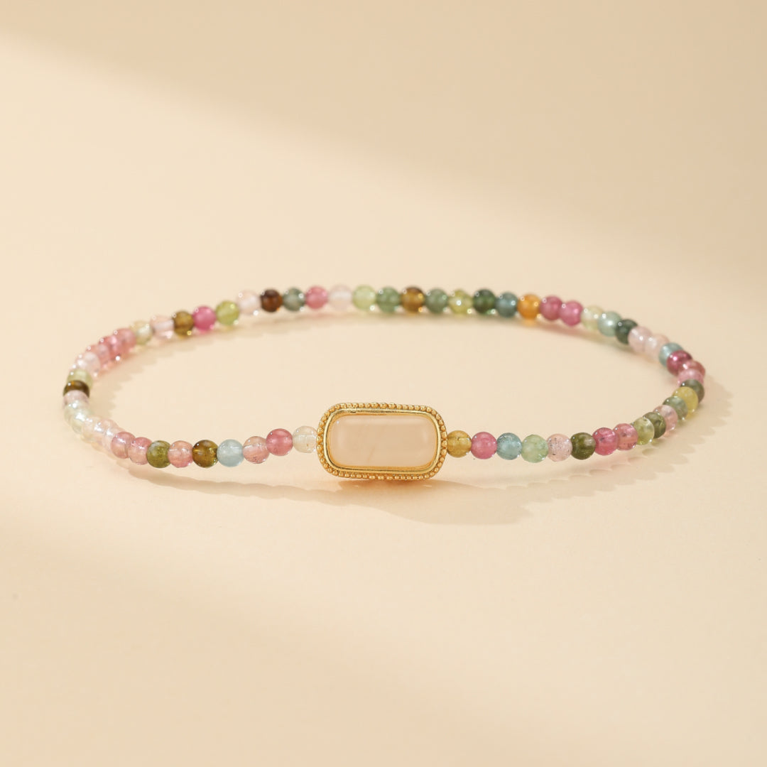 ATELIER-TIBET – Bracelet Tourmaline – Reflet de Douceur