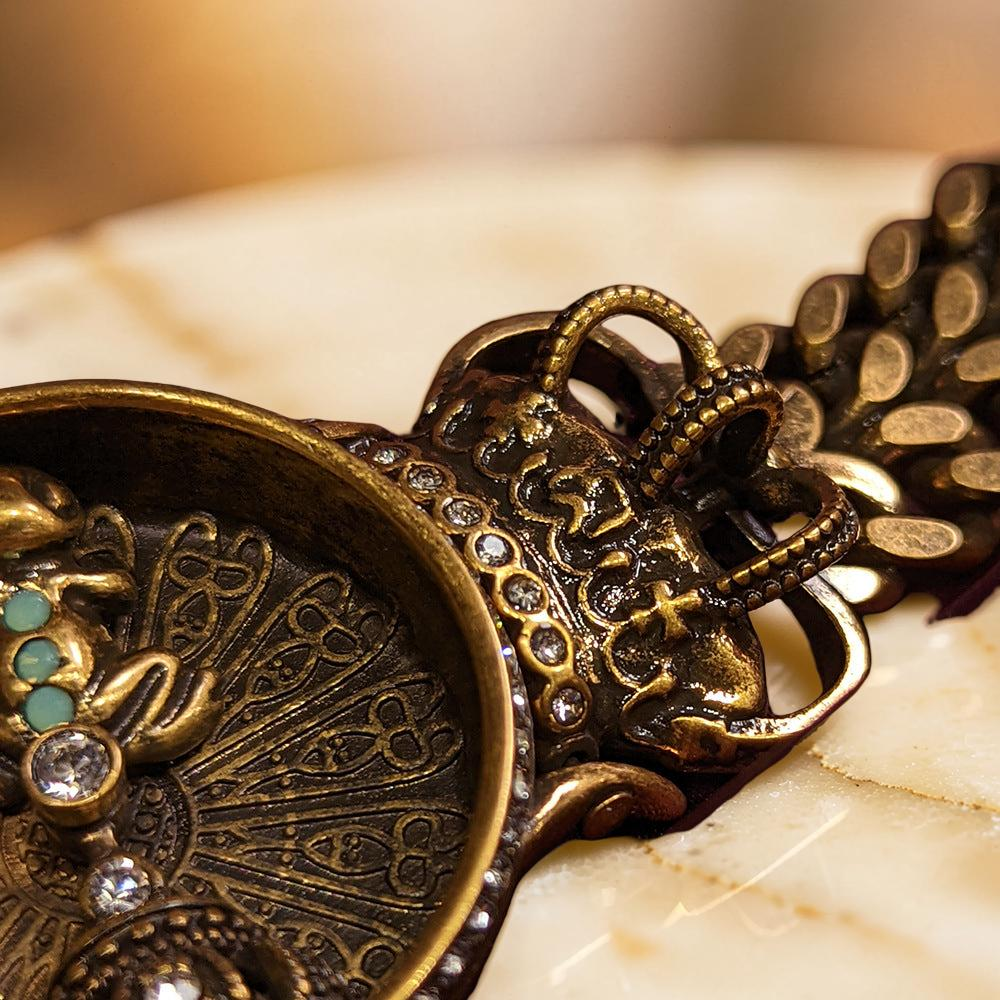 ATELIER-TIBET – Bracelet Vintage Zircon – Roi Grenouille
