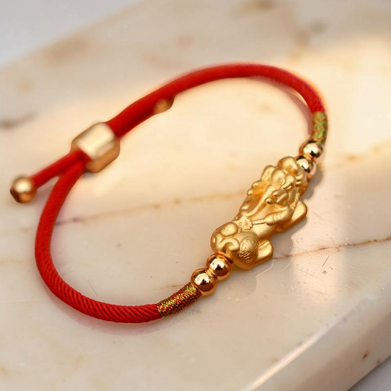 ATELIER-TIBET – Bracelet Pi Xiu - Mythique, Fil Rouge