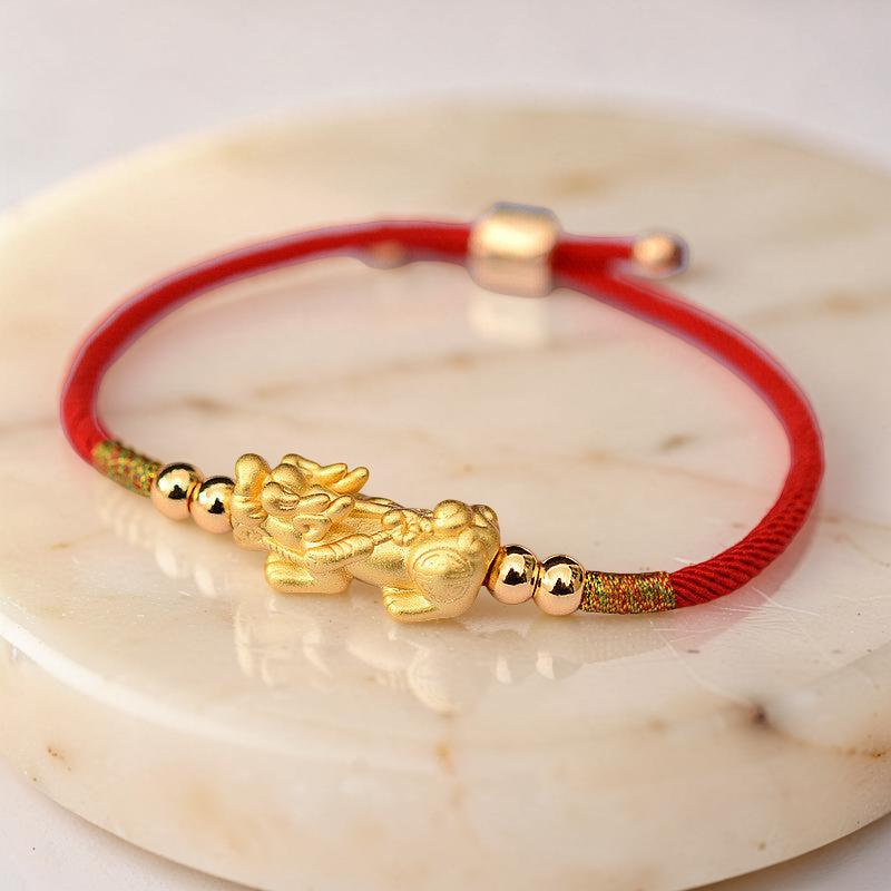 ATELIER-TIBET – Bracelet Pi Xiu - Mythique, Fil Rouge