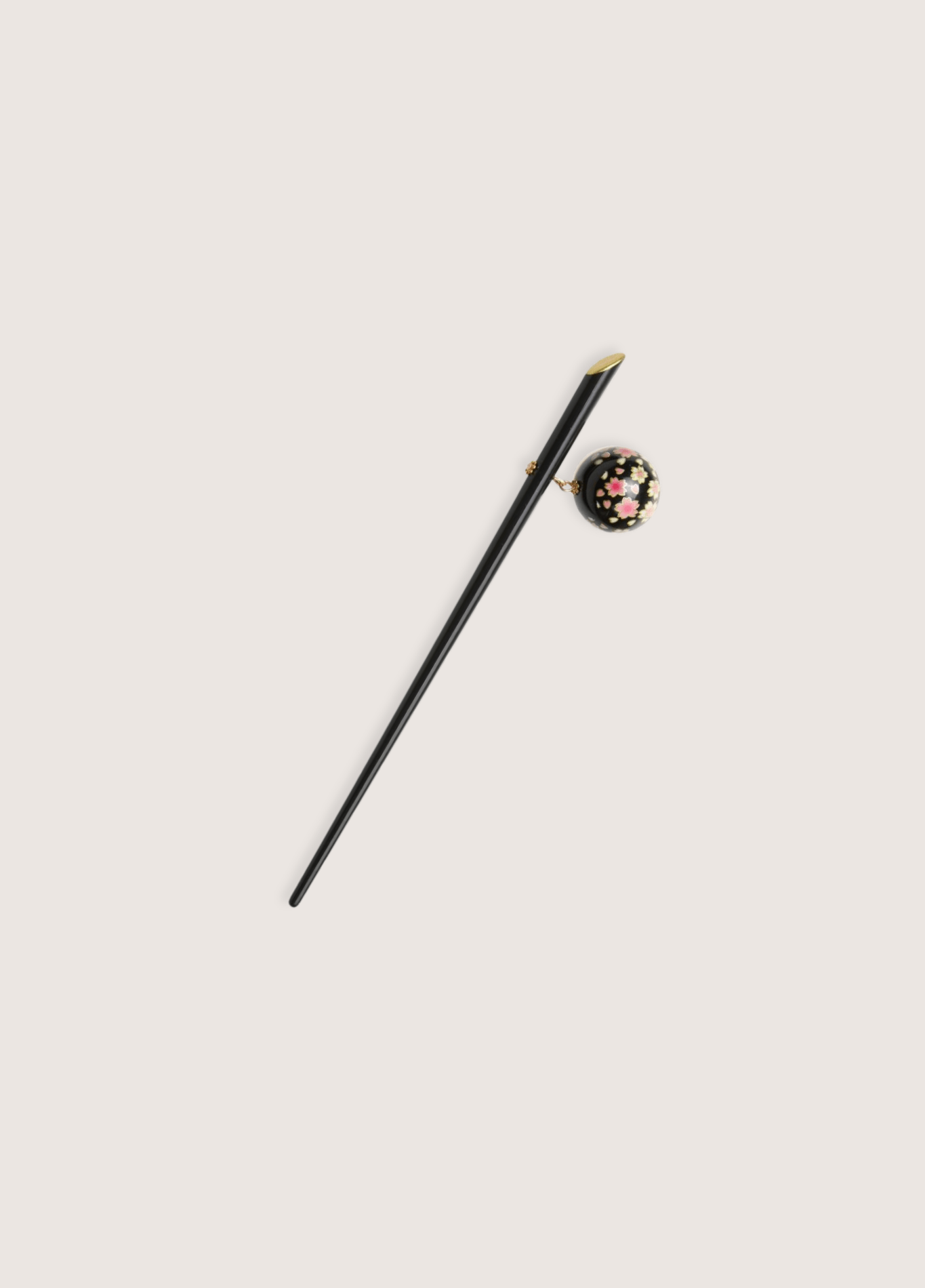 Pique à cheveux femme motif cerisier noir – Kanzashi Sakura