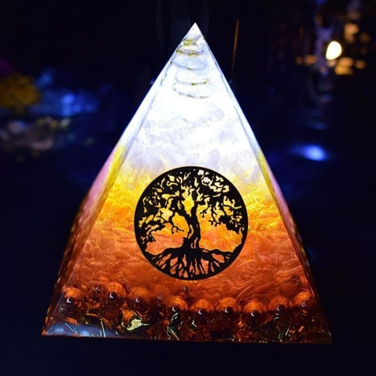 ATELIER-TIBET Pyramide Orgonite 'Amour et Joie du coeur'