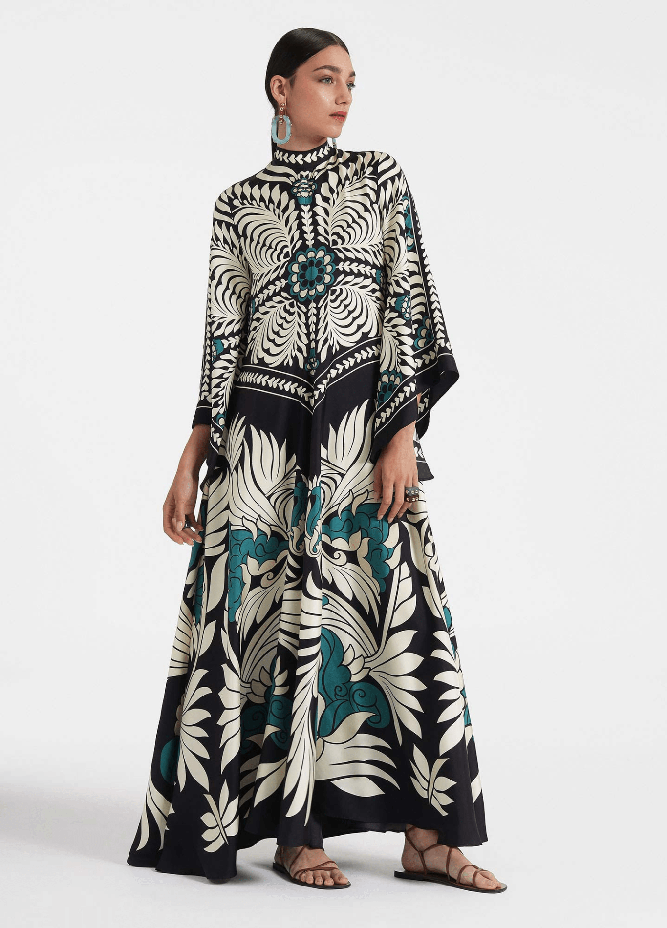 Robe kimono femme bleu – Art Botanique