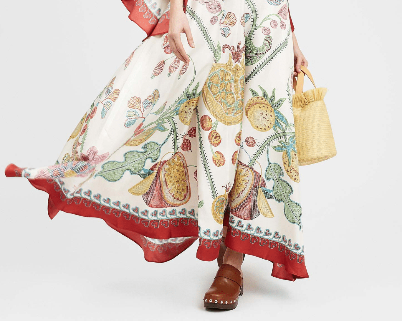 Robe kimono femme motif pivoine blanc – Jardin Secret