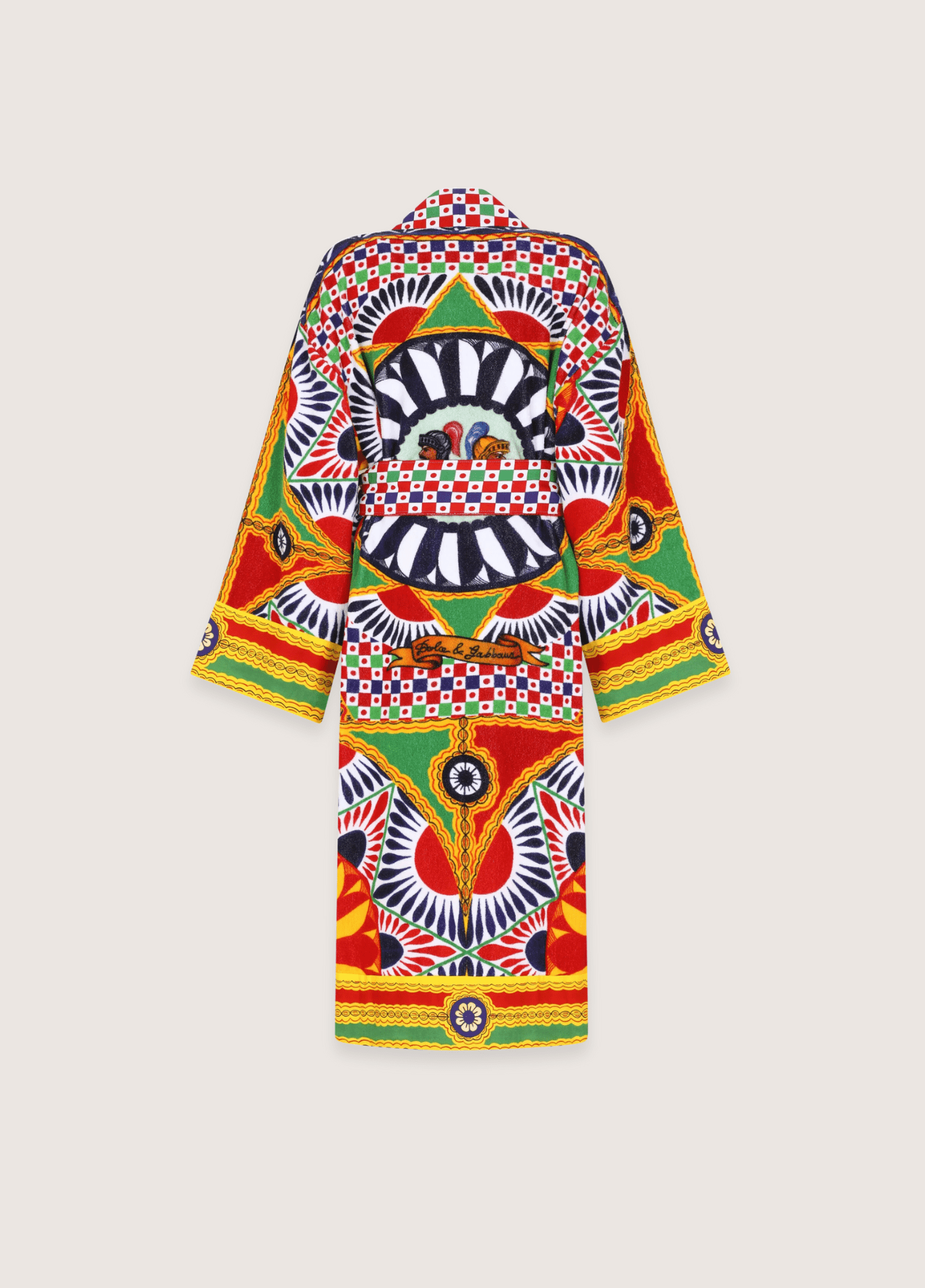 Robe kimono femme motif éventail multi – Matsuri