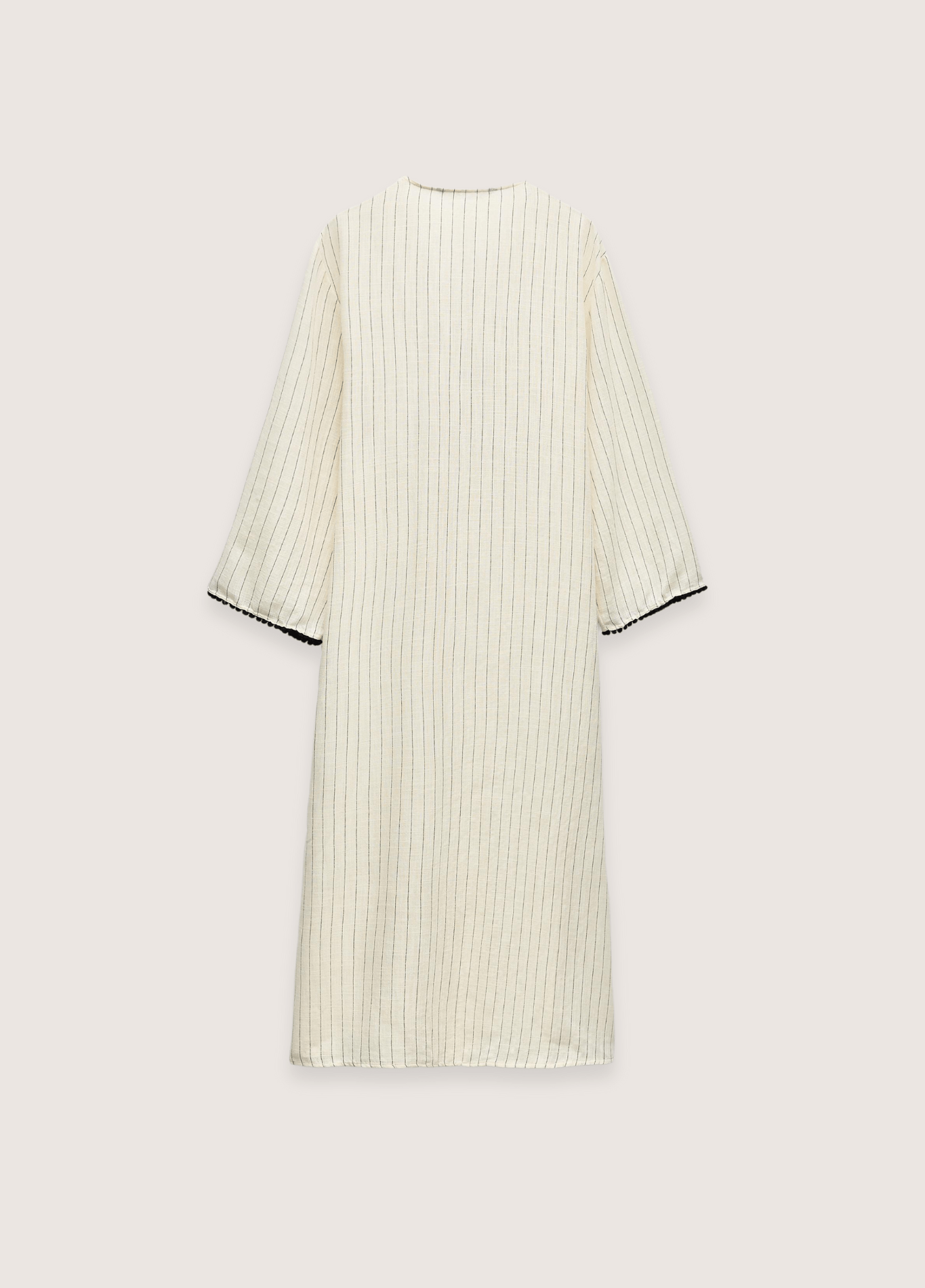 Robe kimono femme motif rayure blanc – Yuki