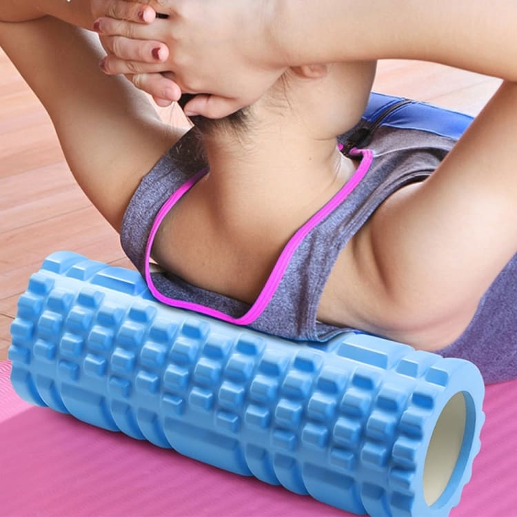 ATELIER-TIBET – Rouleau de Massage Lisse Yoga en ABS & EVA 33 × 14 cm