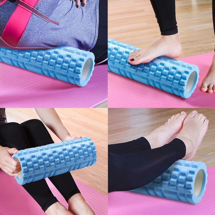 ATELIER-TIBET – Rouleau de Massage Lisse Yoga en ABS & EVA 33 × 14 cm