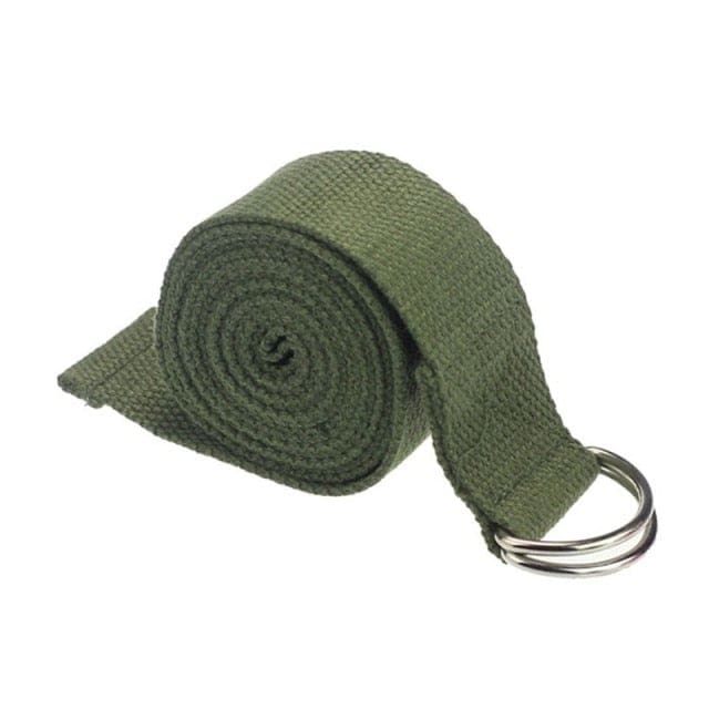 ATELIER-TIBET – Sangle de Yoga en Coton Naturel Bio 180 × 3,5 cm