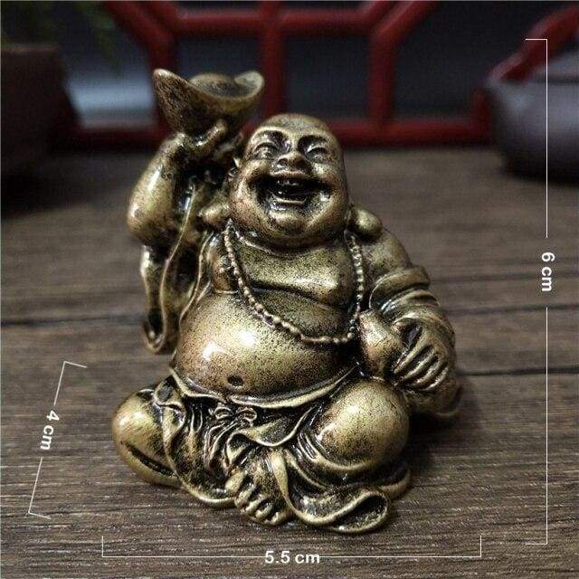 ATELIER-TIBET Statue “Bouddha Rieur” – Joie & Sérénité pour votre intérieur
